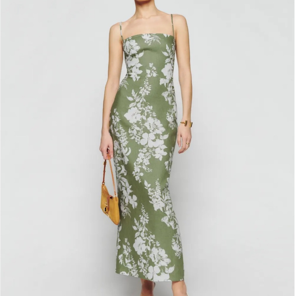 Reformation Frankie Linen Dress